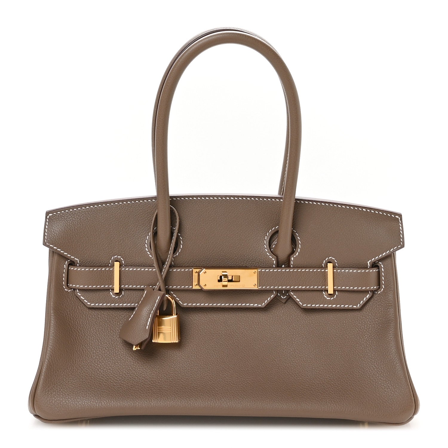 Hermes Evercolor Shoulder Birkin Light Etoupe Shoulder Bag 29 Etoupe 1769981