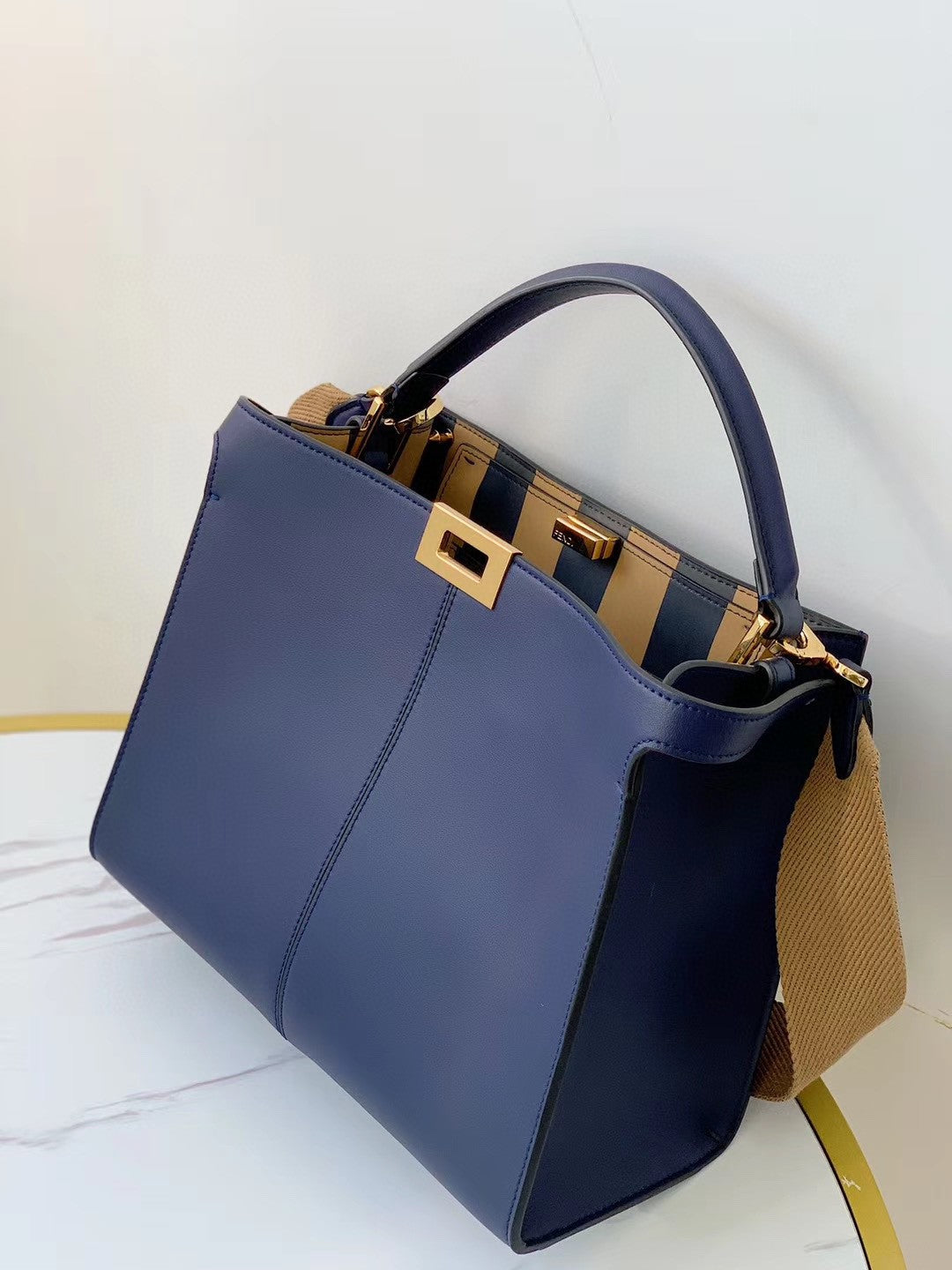 Top QualityTop Quality Peekaboo X-Lite Blue Medium Tote Bag Bag 30Cm12In