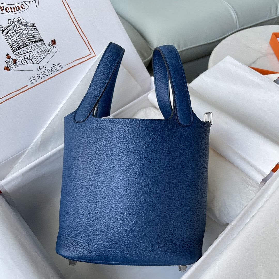 Top Quality Picotin Lock Bag Navy For Blue Travel Bag