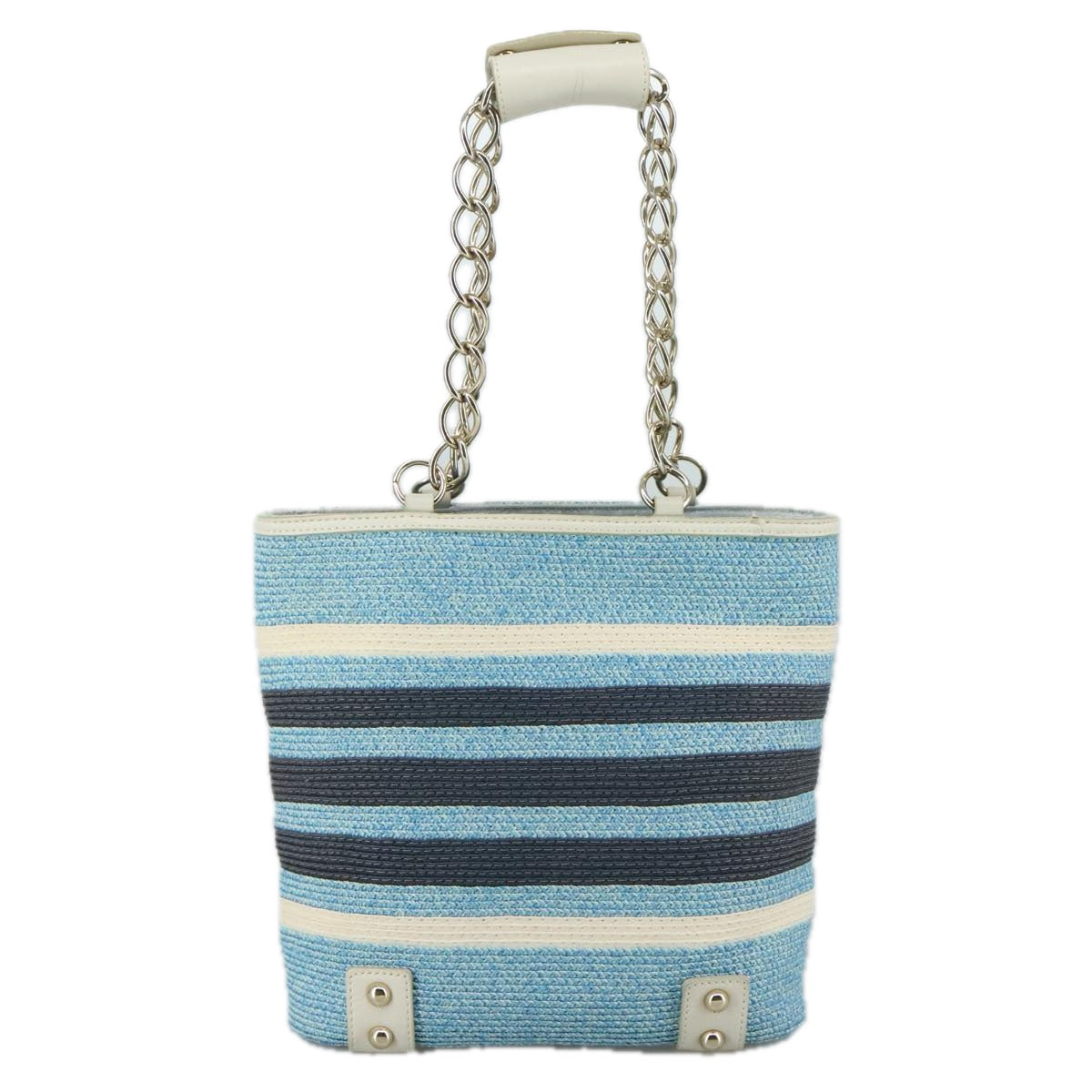 Burberry Shoulder Bag Wicker Blue