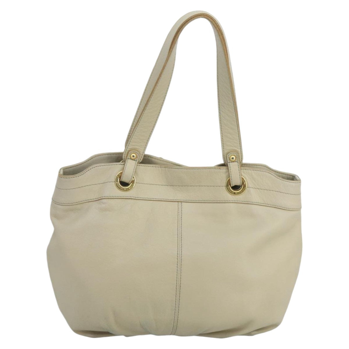 Burberry Tote Bag Leather Beige
