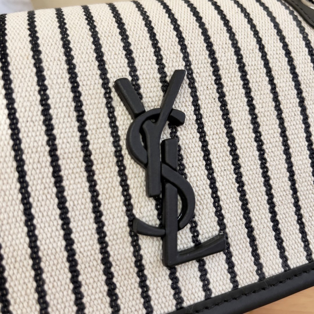 YSL Saint Laurent Niki 11in 28cm Canvas Medium Chain Handbag Ysl Cf9583