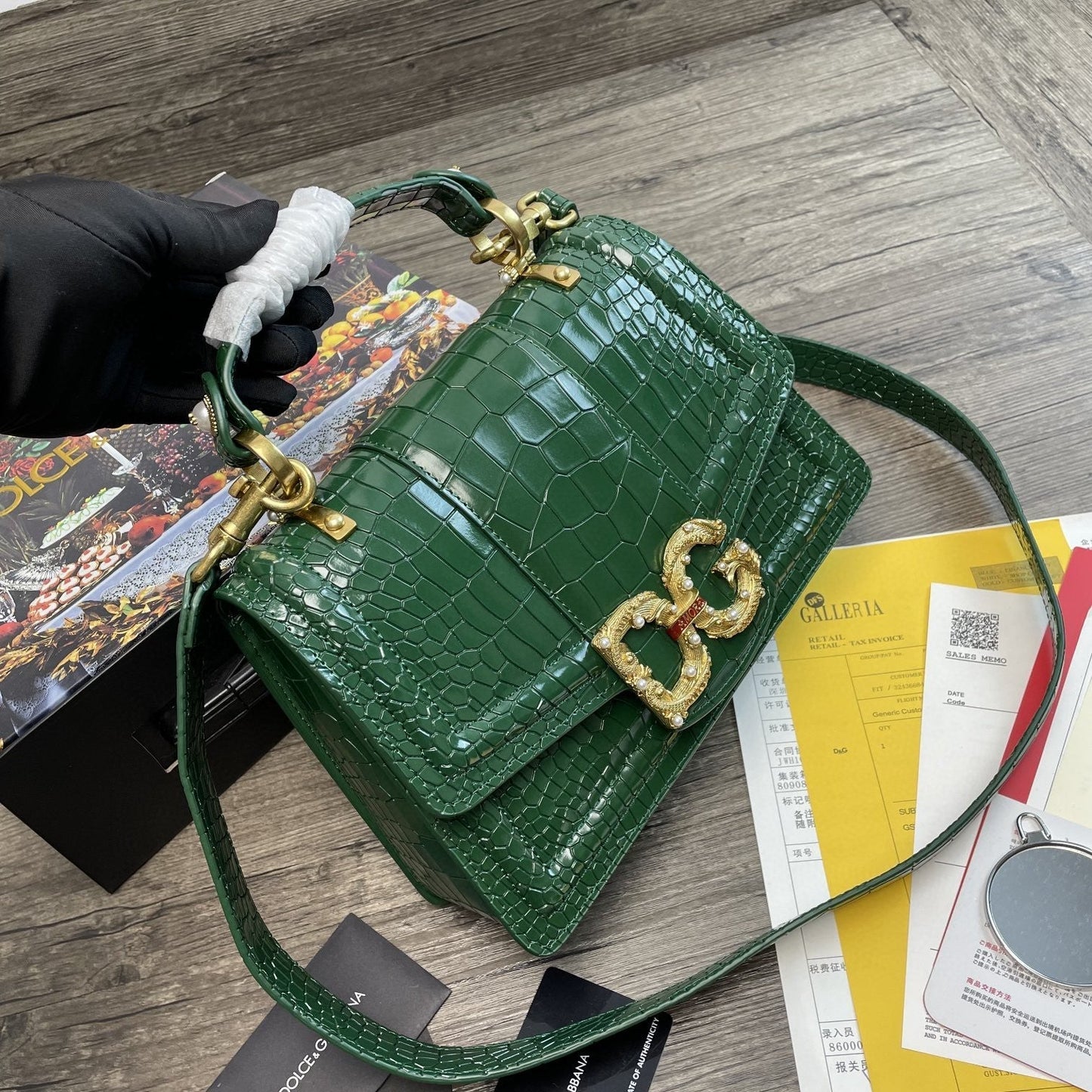 Top Quality Print Top Quality Girls Bagã Green Travel Bag