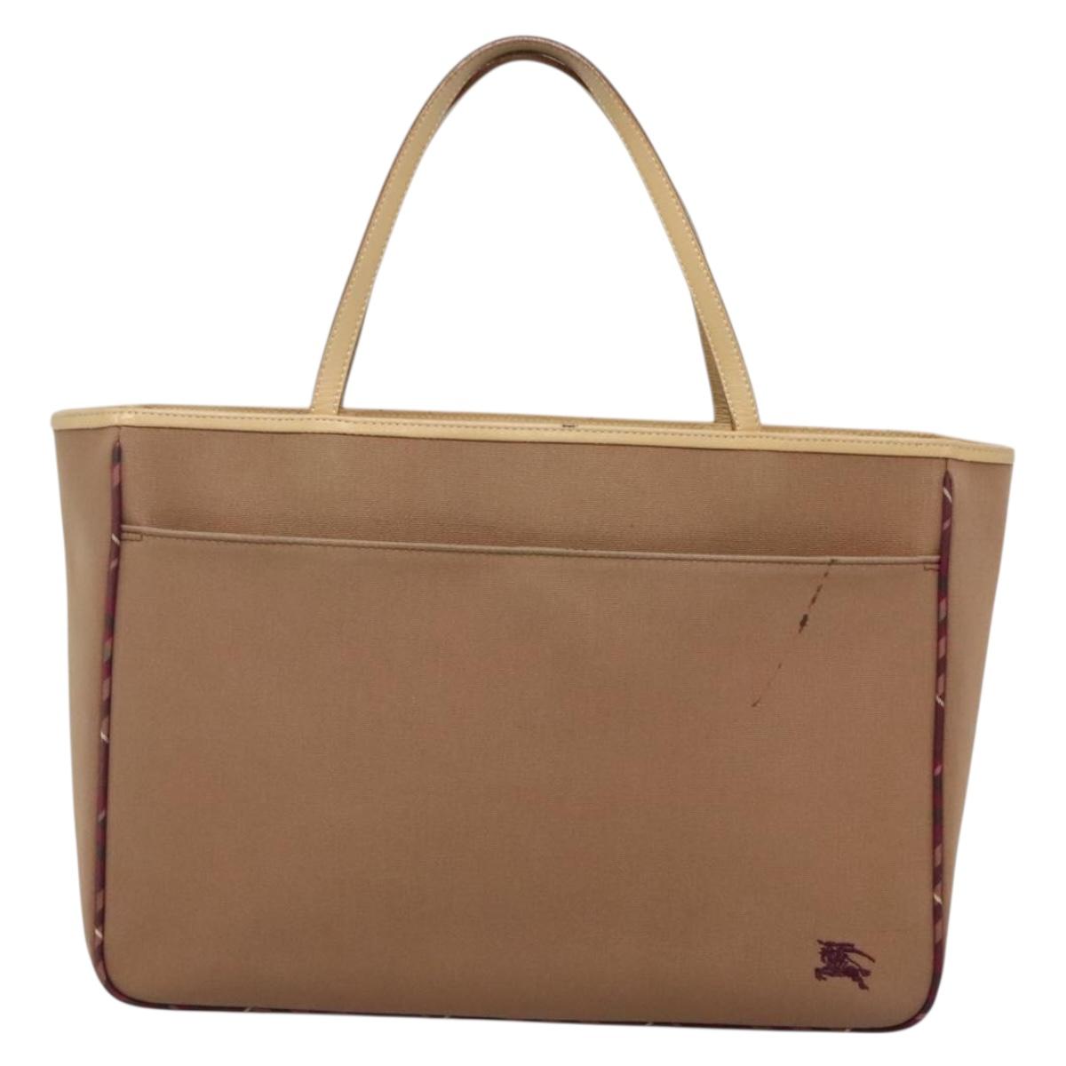 Burberry Nova Check Tote Bag Canvas Beige Tote Bag 65