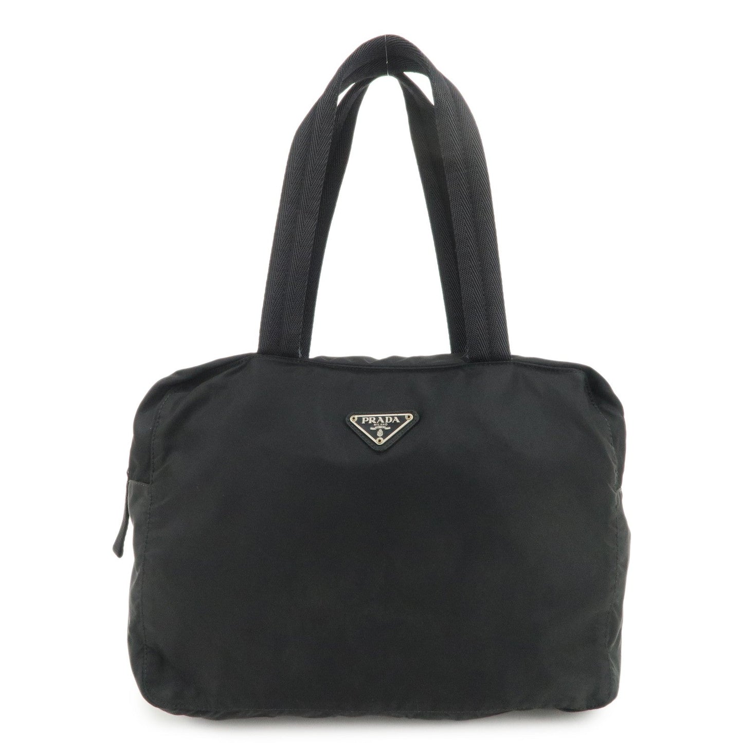 Tote Bag Triangle Shoulder Bag Hand Bag 2 Nylon Black Logo