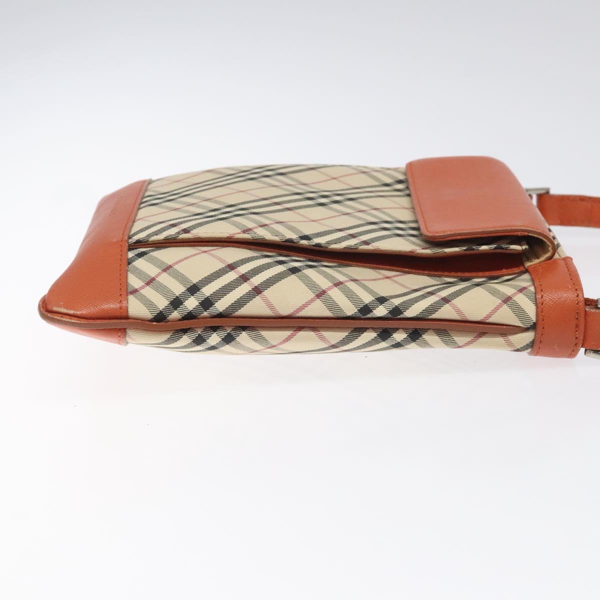 Burberry Nova Check Shoulder Bag Canvas Beige