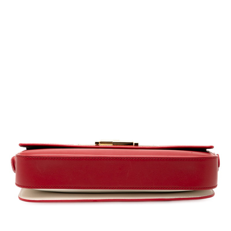 Fendi Trebucket Shoulder Bag Leather