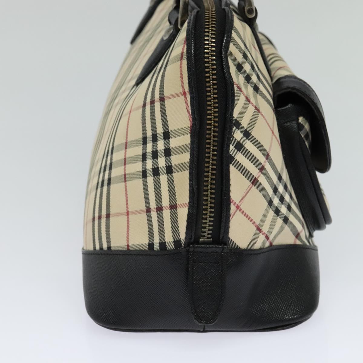 Burberry Nova Check Tote Bag Canvas Beige Tote Bag 94