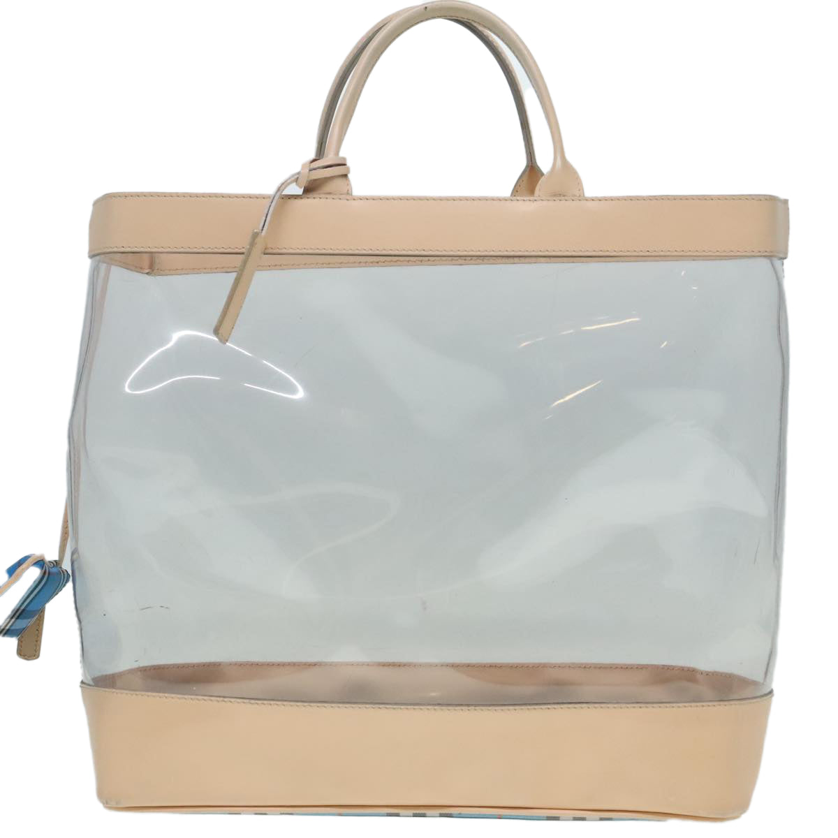 Burberry Transparent Vinyl Tote Bag