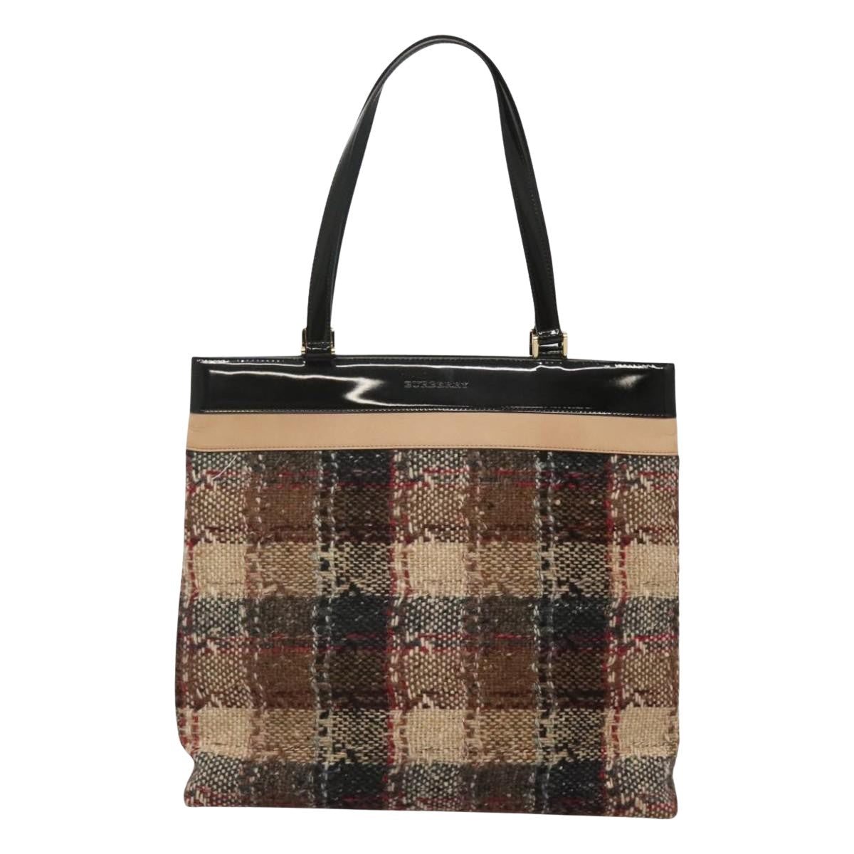 Burberry Wool Tote Bag Beige