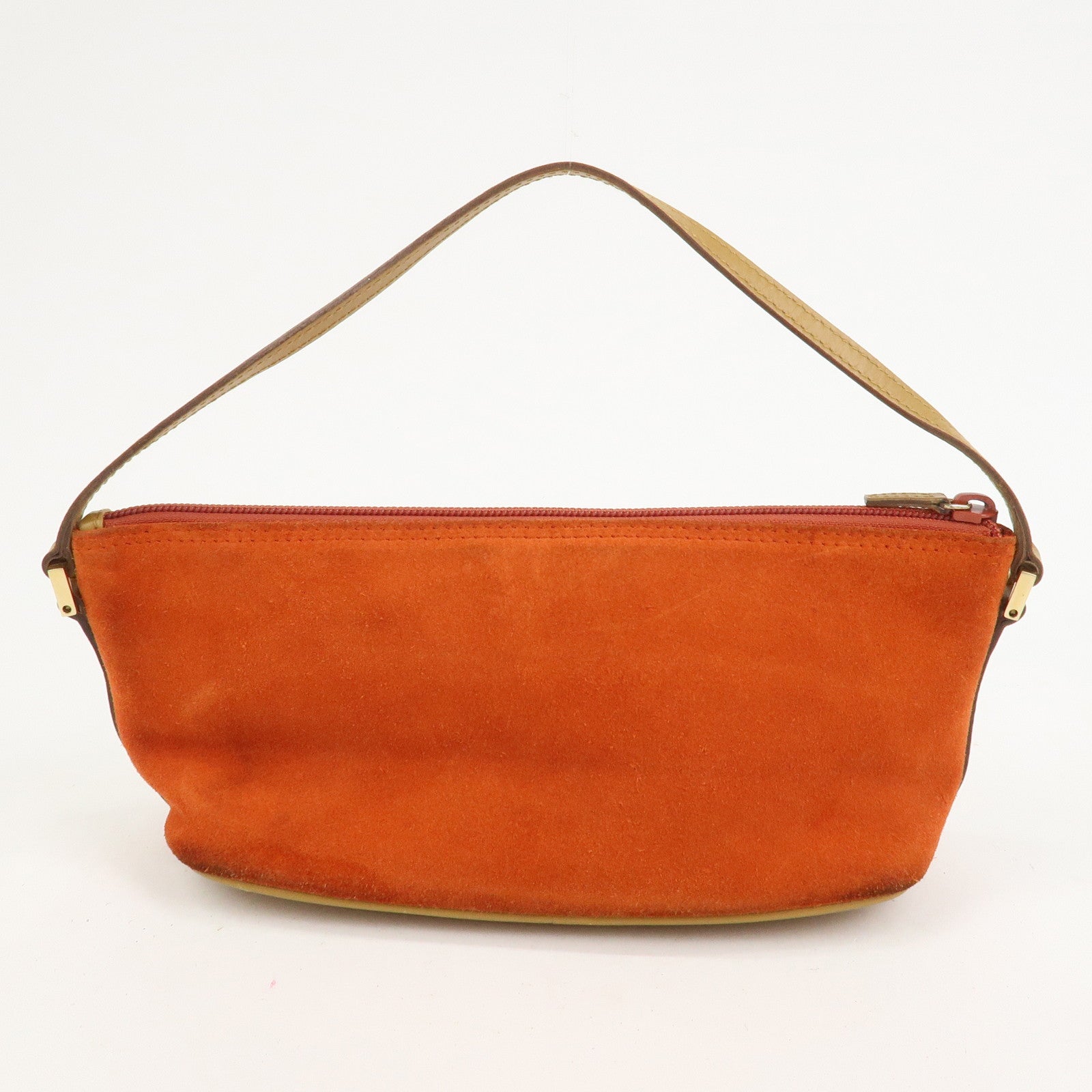 GUCCI Boat Bag Suede Leather Accessory Pouch Hand Bag 039.1103