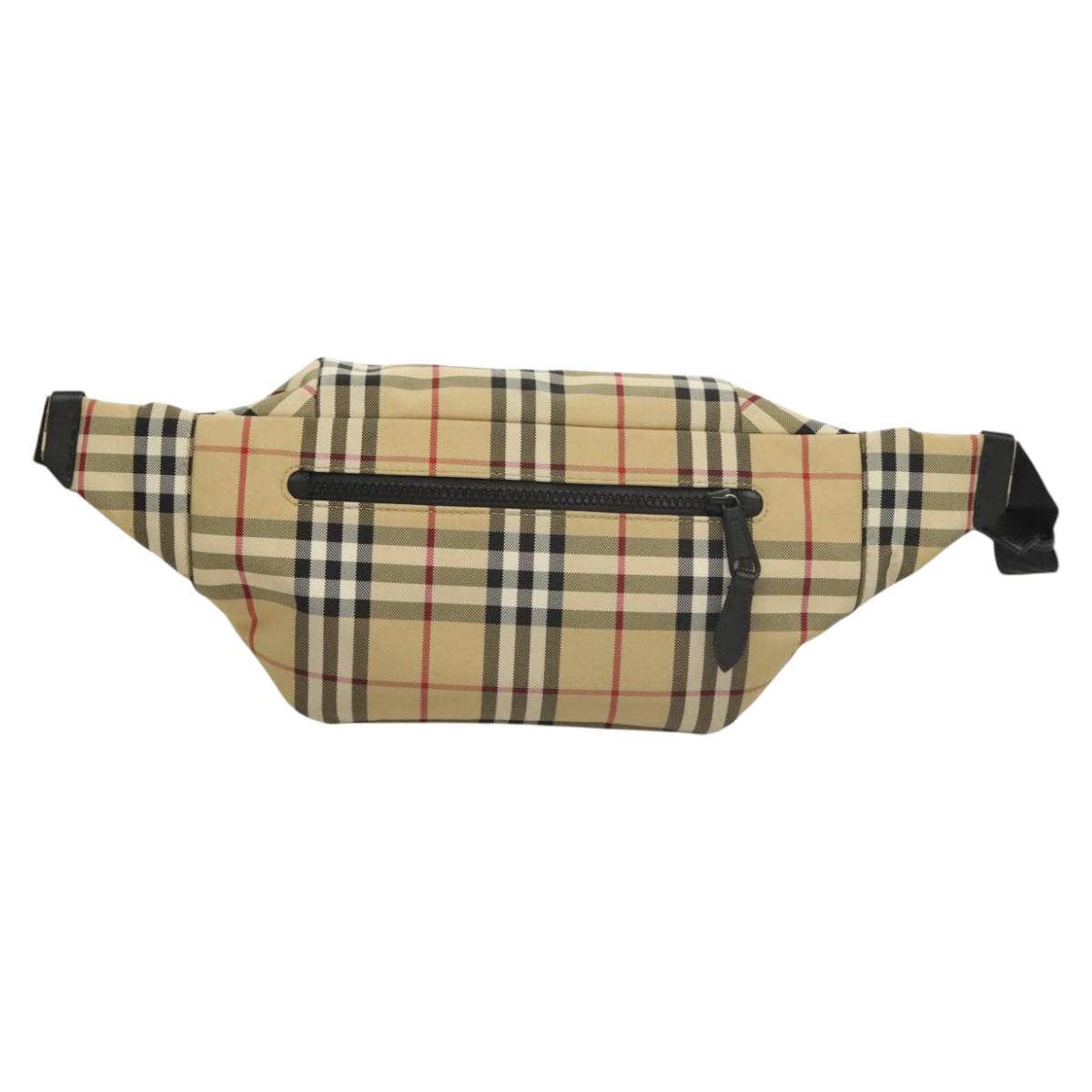 Burberry Nova Check Shoulder Bag Canvas Beige Shoulder Bag 27
