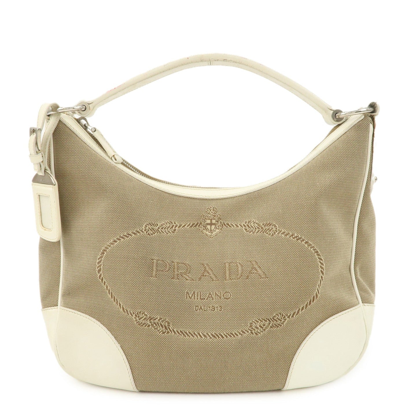 Shoulder Bag Jacquard Hand Bag Leather Canvas Logo