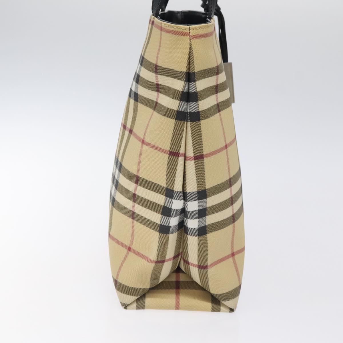 Burberry Nova Check Tote Bag Canvas Beige Tote Bag 129
