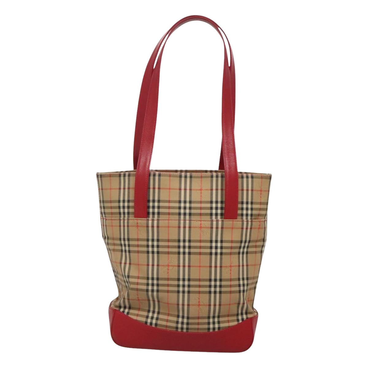 Burberry Nova Check Shoulder Bag Canvas Beige Shoulder Bag 80