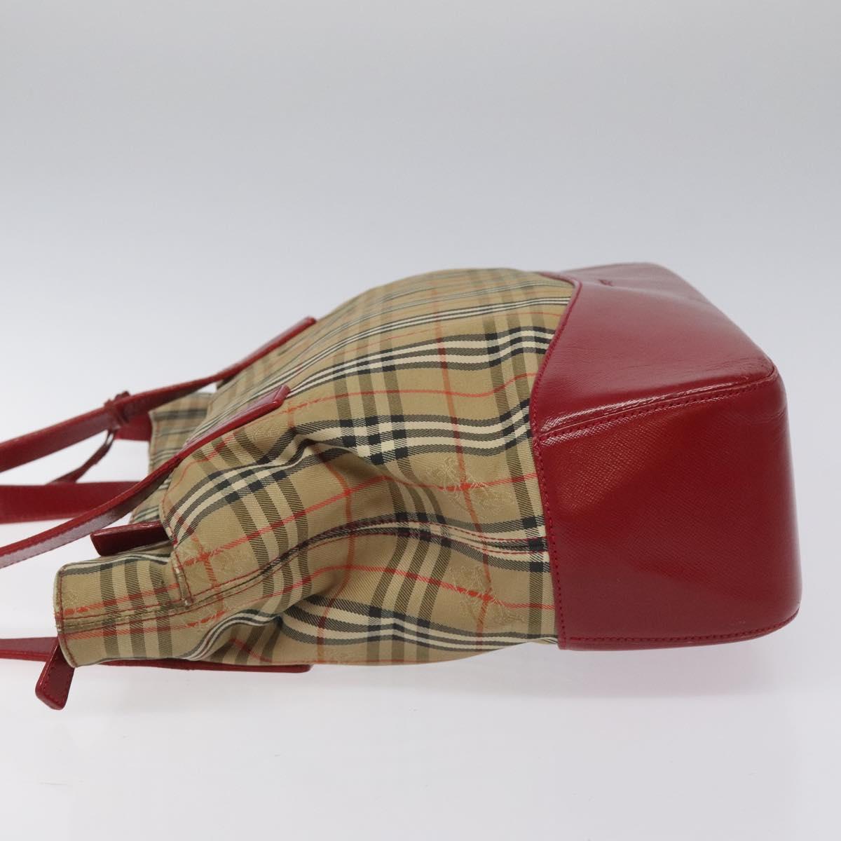 Burberry Nova Check Tote Bag Canvas Beige Tote Bag 133