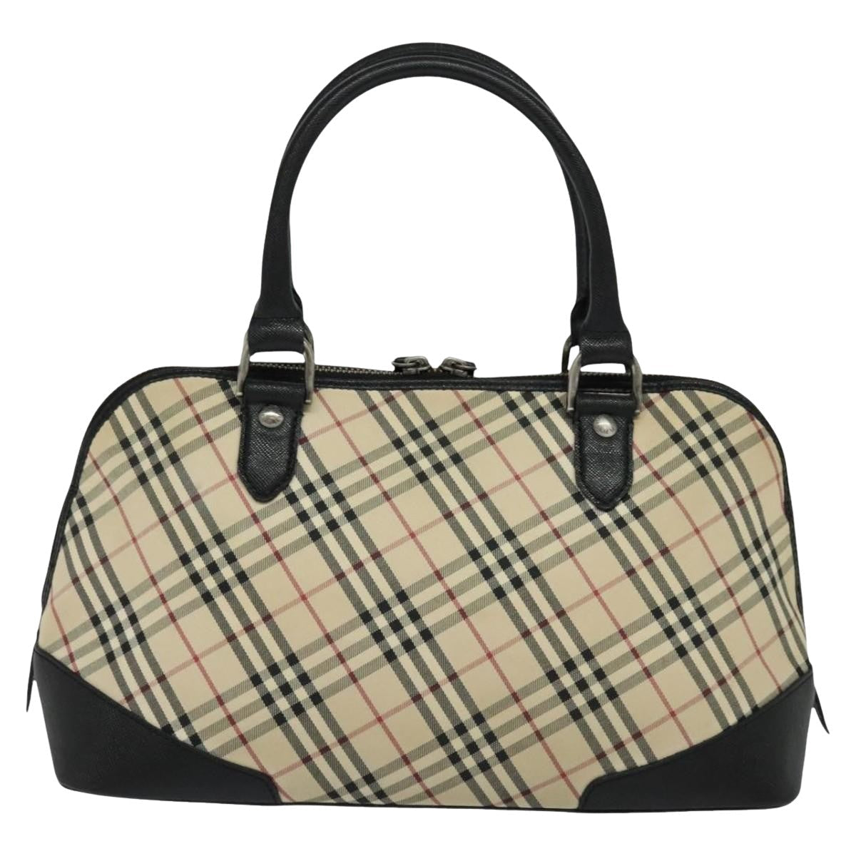 Burberry Nova Check Tote Bag Canvas Beige Tote Bag 94