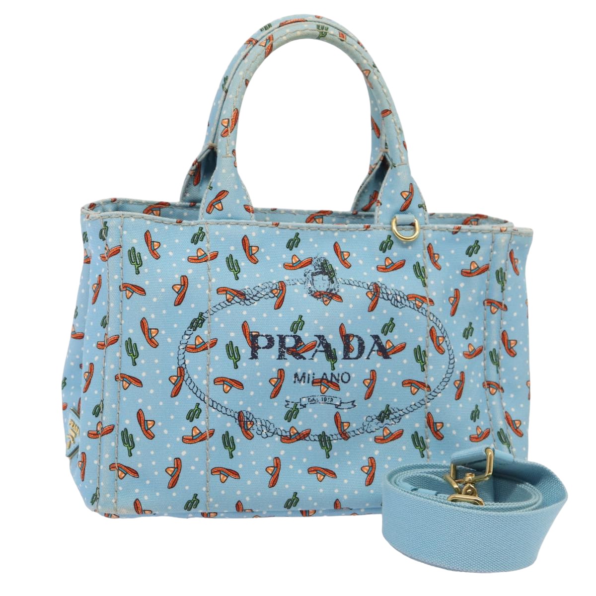 Prada Canapa Handbag Travel Bag Canapa Handbag 41