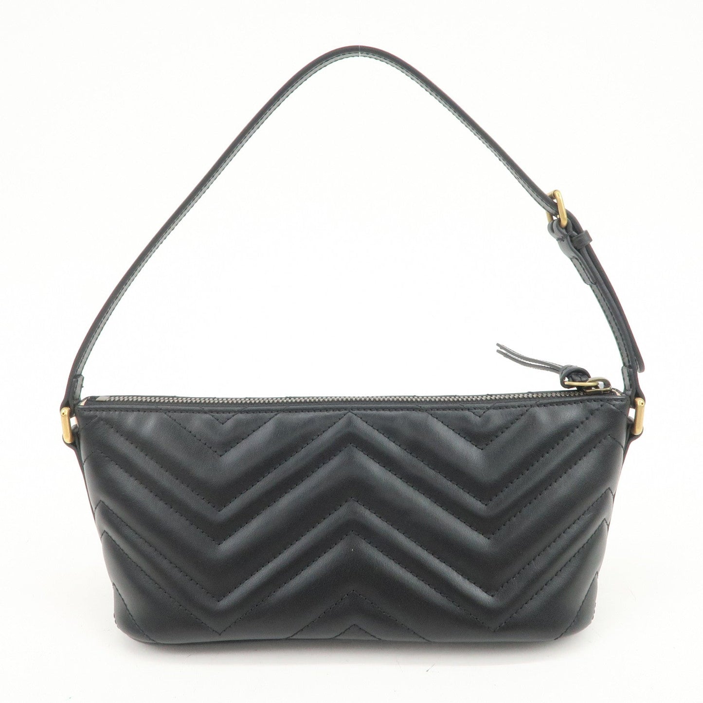 GUCCI Boat Bag GG Marmont Leather Shoulder Bag Hand Bag 739166