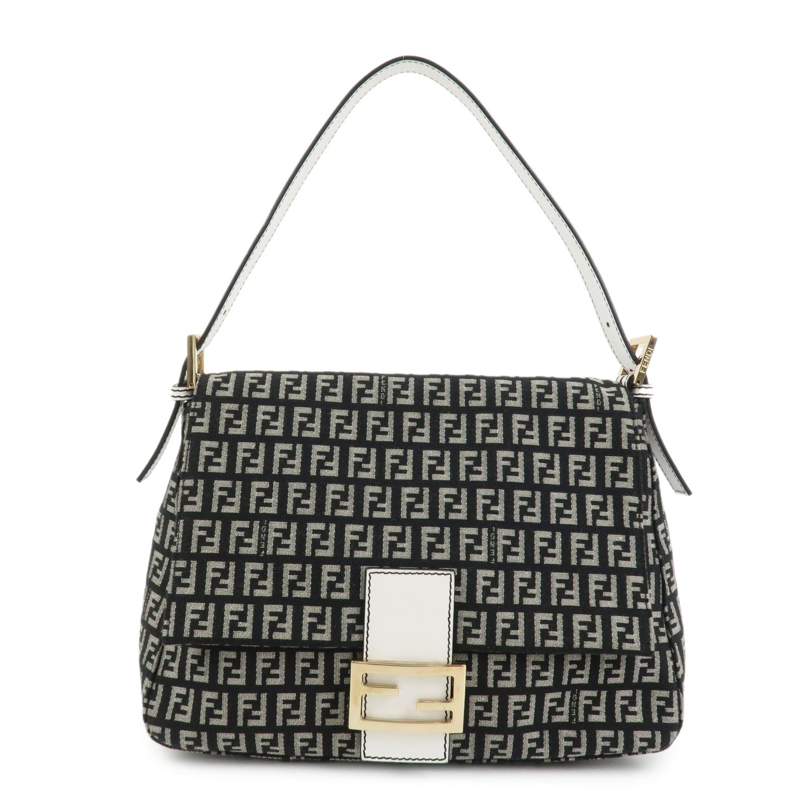 Shoulder Bag Mamma Baguette Zucchino Leather Canvas Zucchino Leather Canvas