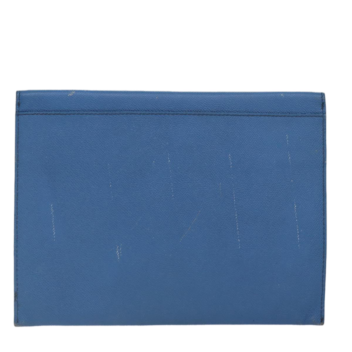 Burberry Clutch Bag Leather Blue