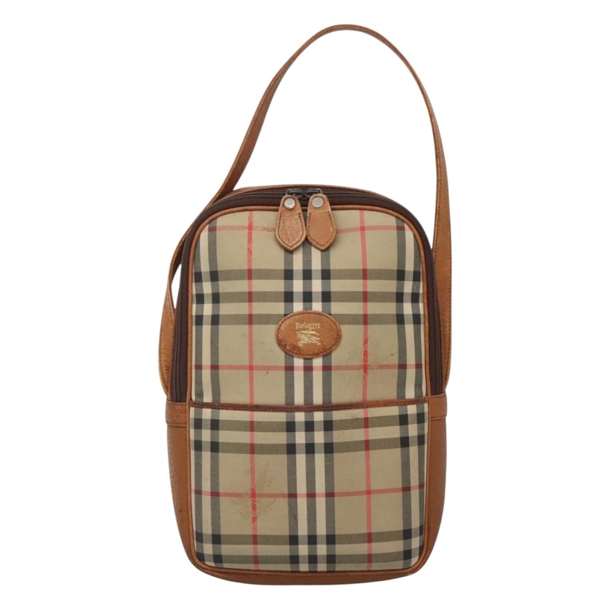 Burberry Nova Check Shoulder Bag Canvas Beige Shoulder Bag 44