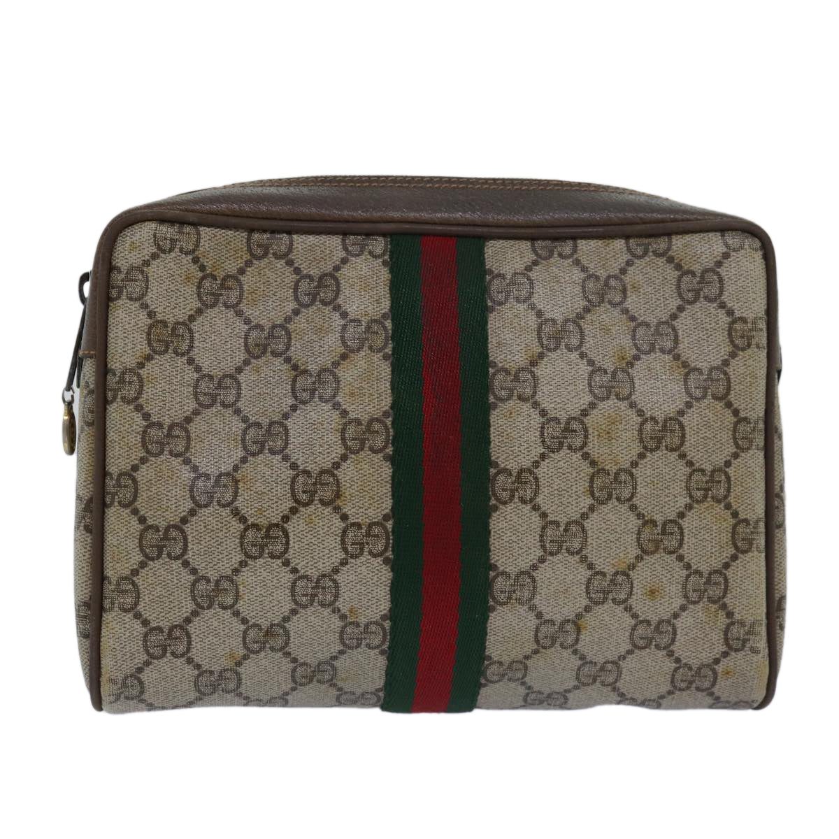 Gucci Clutch Bag Canvas Canvas 1159
