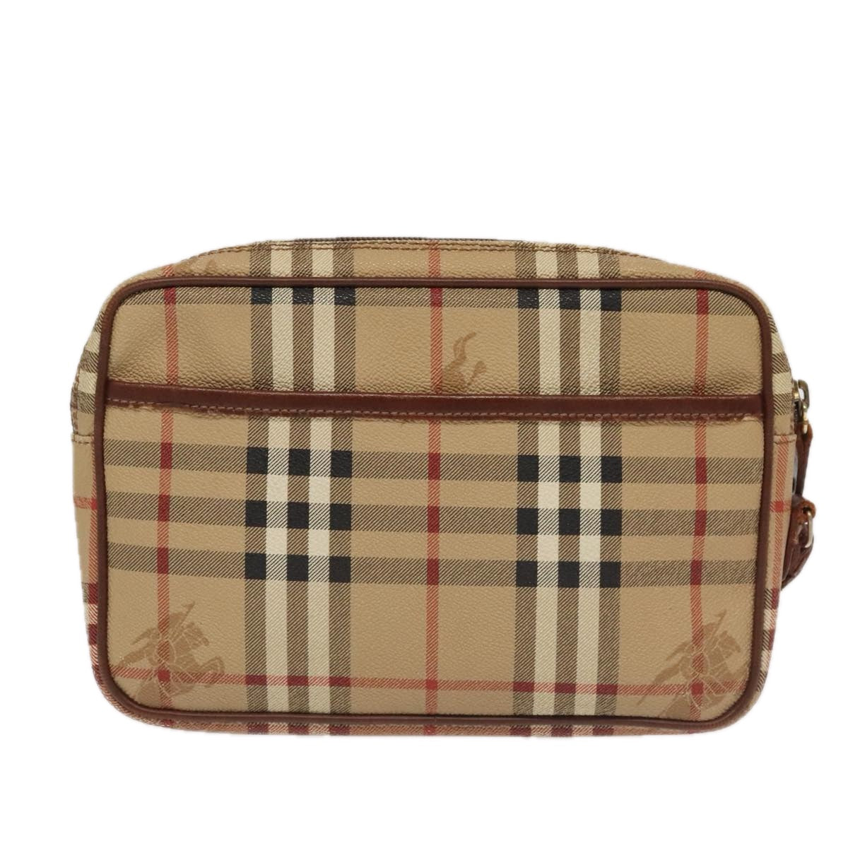 Burberry Nova Check Clutch Bag Canvas Beige Clutch Bag 22
