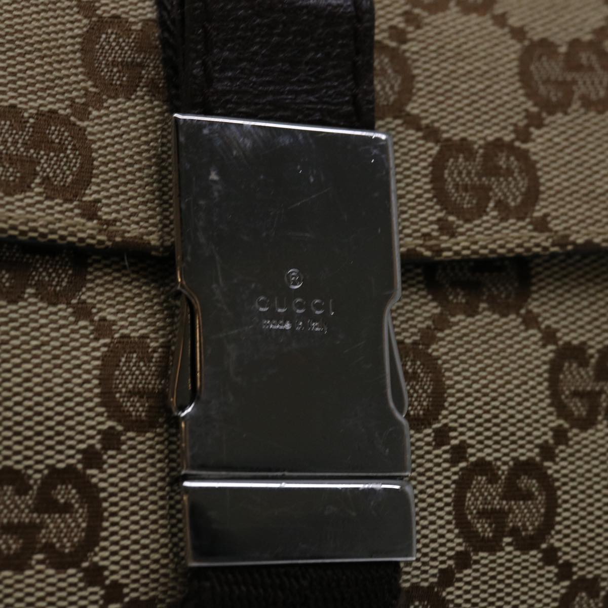 Gucci Gg Canvas Brown Canvas Shoulder Bag