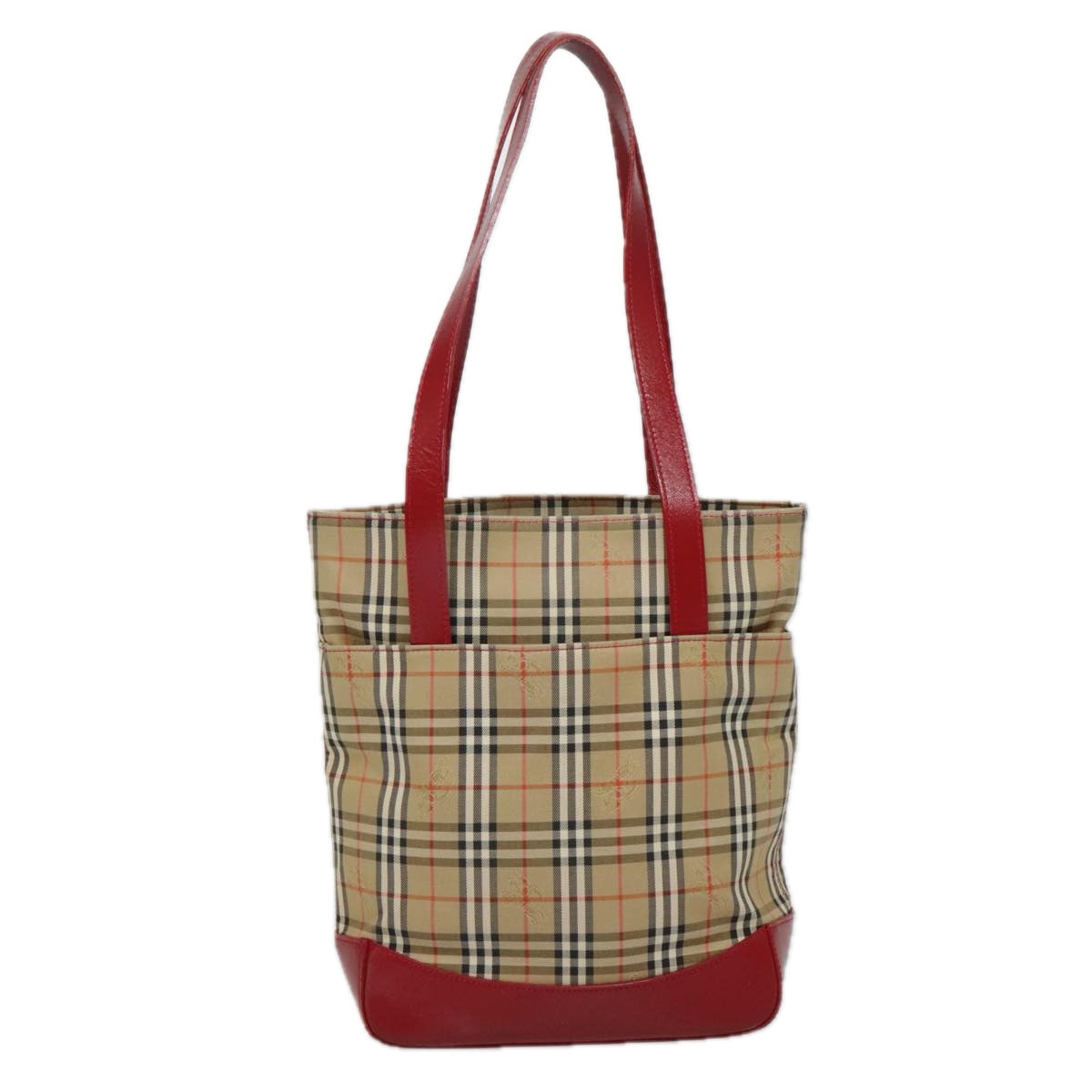 Burberry Nova Check Tote Bag Canvas Beige Tote Bag 27