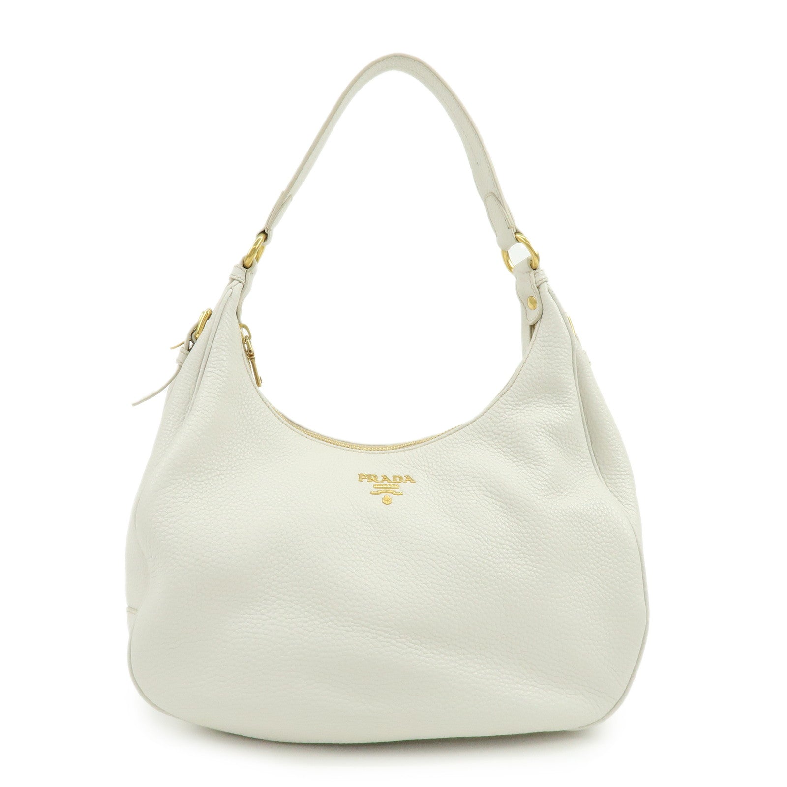 Shoulder Bag Calf Hand Bag Leather Calf Leather White