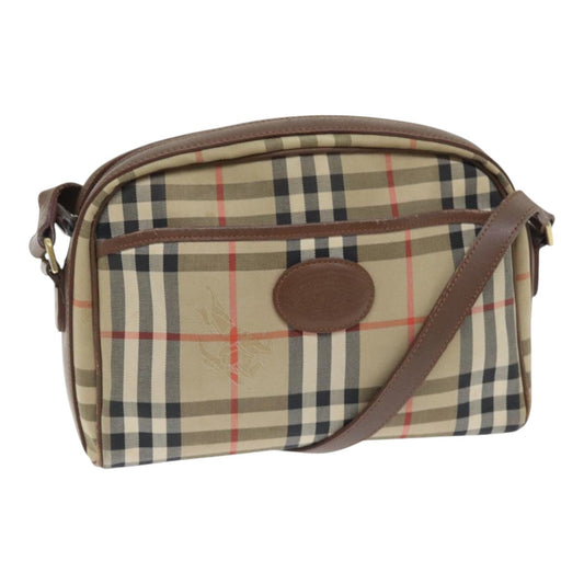 Burberry Nova Check Shoulder Bag Canvas Beige Shoulder Bag 67