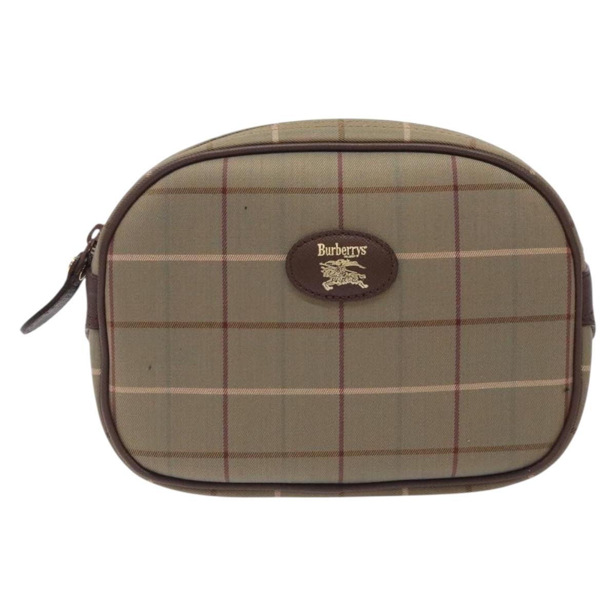 Burberry Nova Check Clutch Bag Canvas Beige Clutch Bag 13