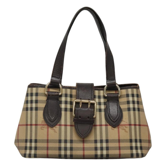 Burberry Nova Check Tote Bag Canvas Beige Tote Bag 142
