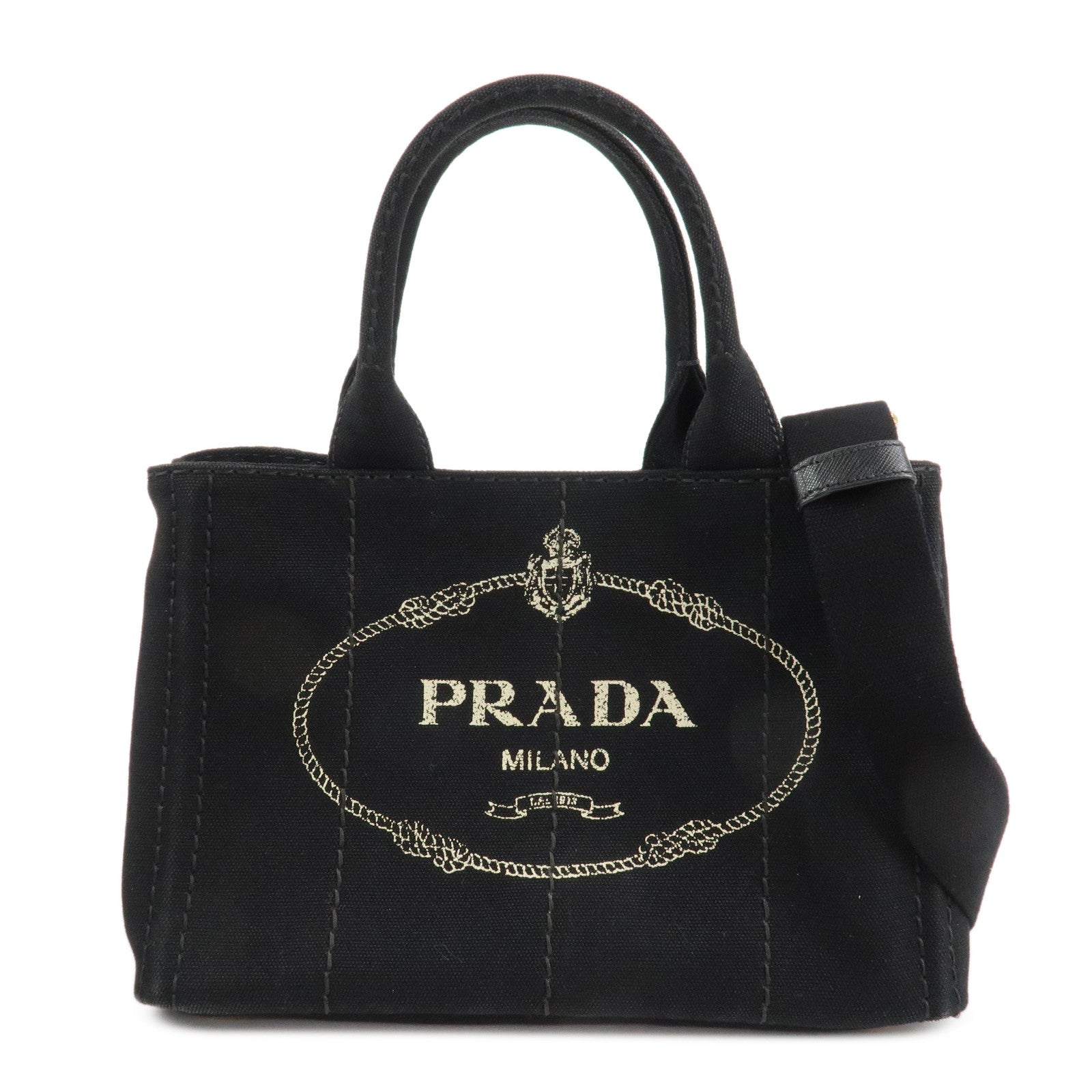 Tote Bag Canapa 2Way Hand Bag d 3 Canvas Black Mini