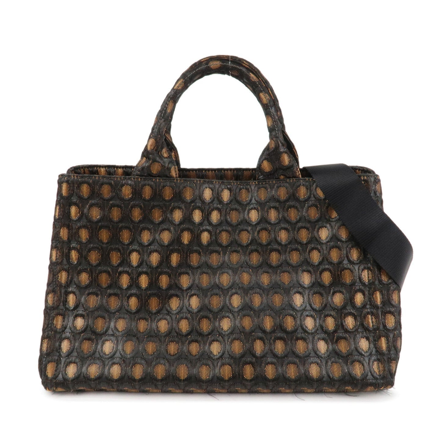Tote Bag Canapa Hand 2Way Bag d Canvas Black Orange