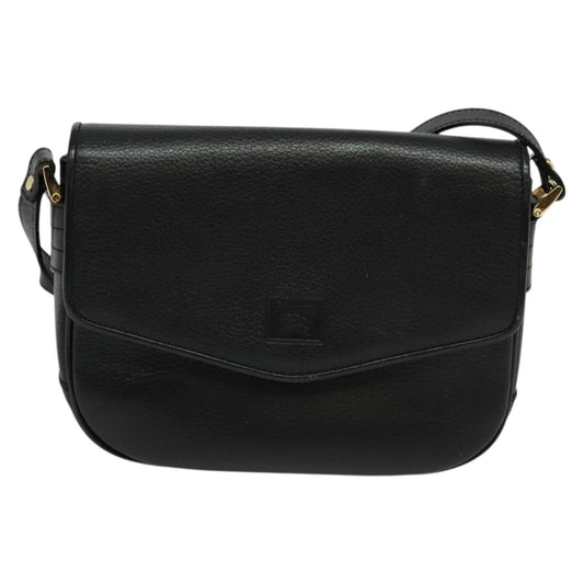 Burberry Nova Check Shoulder Bag Leather Black Shoulder Bag 12