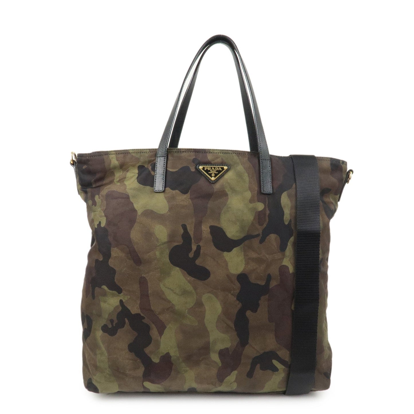 Tote Bag Triangle 2Way Bag Shoulder Bag Nylon Logo