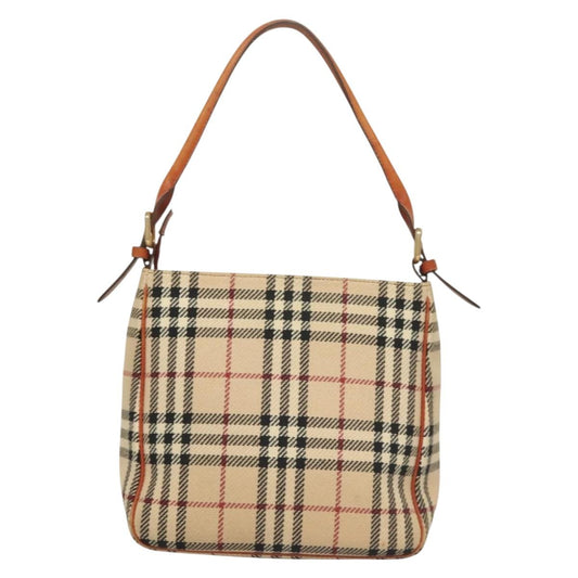 Burberry Nova Check Wool Shoulder Bag Beige Shoulder Bag 4