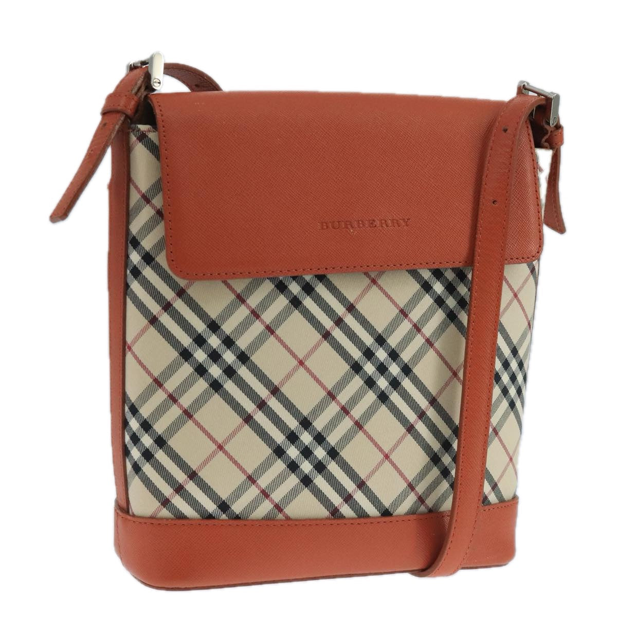 Burberry Nova Check Shoulder Bag Canvas Beige Shoulder Bag 159