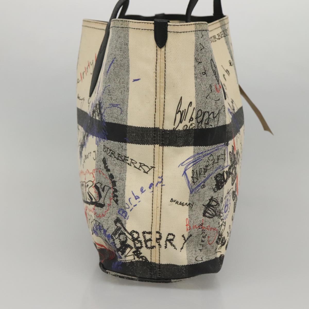 Burberry Tote Bag Canvas White