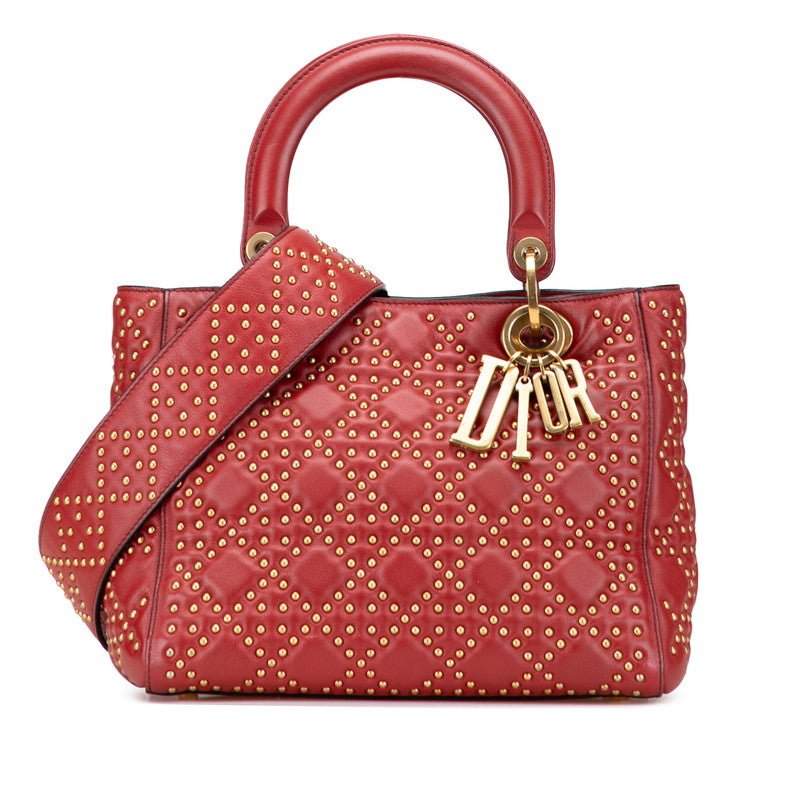Dior Lady Cannage 2Way Bag Lambskin Travel Bag 2Way Bag 4