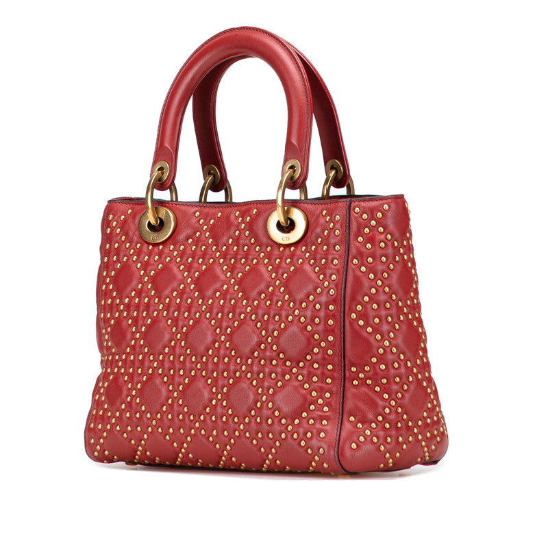 Dior Lady Cannage 2Way Bag Lambskin Travel Bag 2Way Bag 4