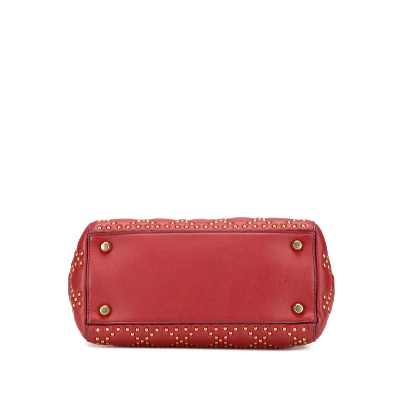 Dior Lady Cannage 2Way Bag Lambskin Travel Bag 2Way Bag 4