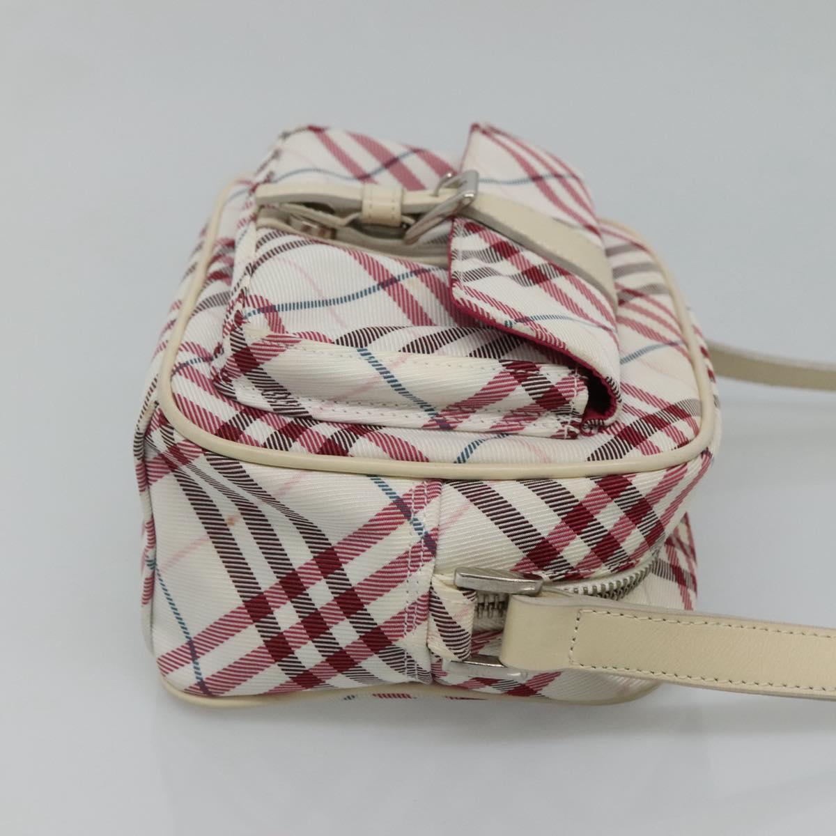 Burberry Nova Check Shoulder Bag Nylon Pink