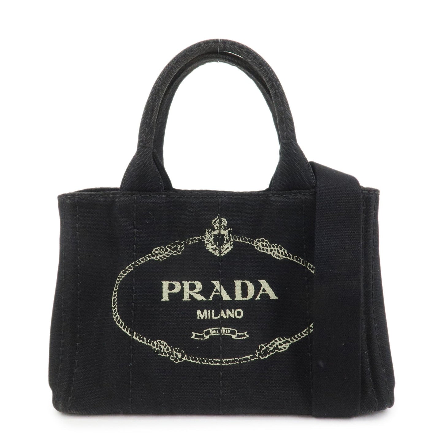Bag Canapa 2Way Bag Hand Bag Canvas Black Mini Mini Bag