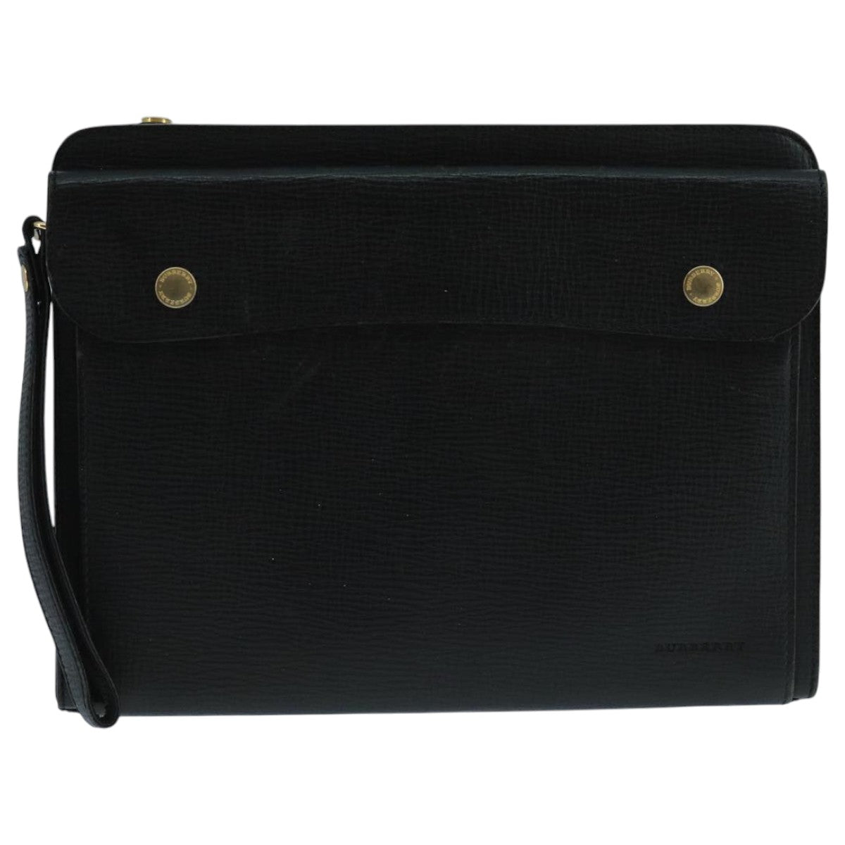 Burberry Clutch Bag Leather Black Clutch Bag 7