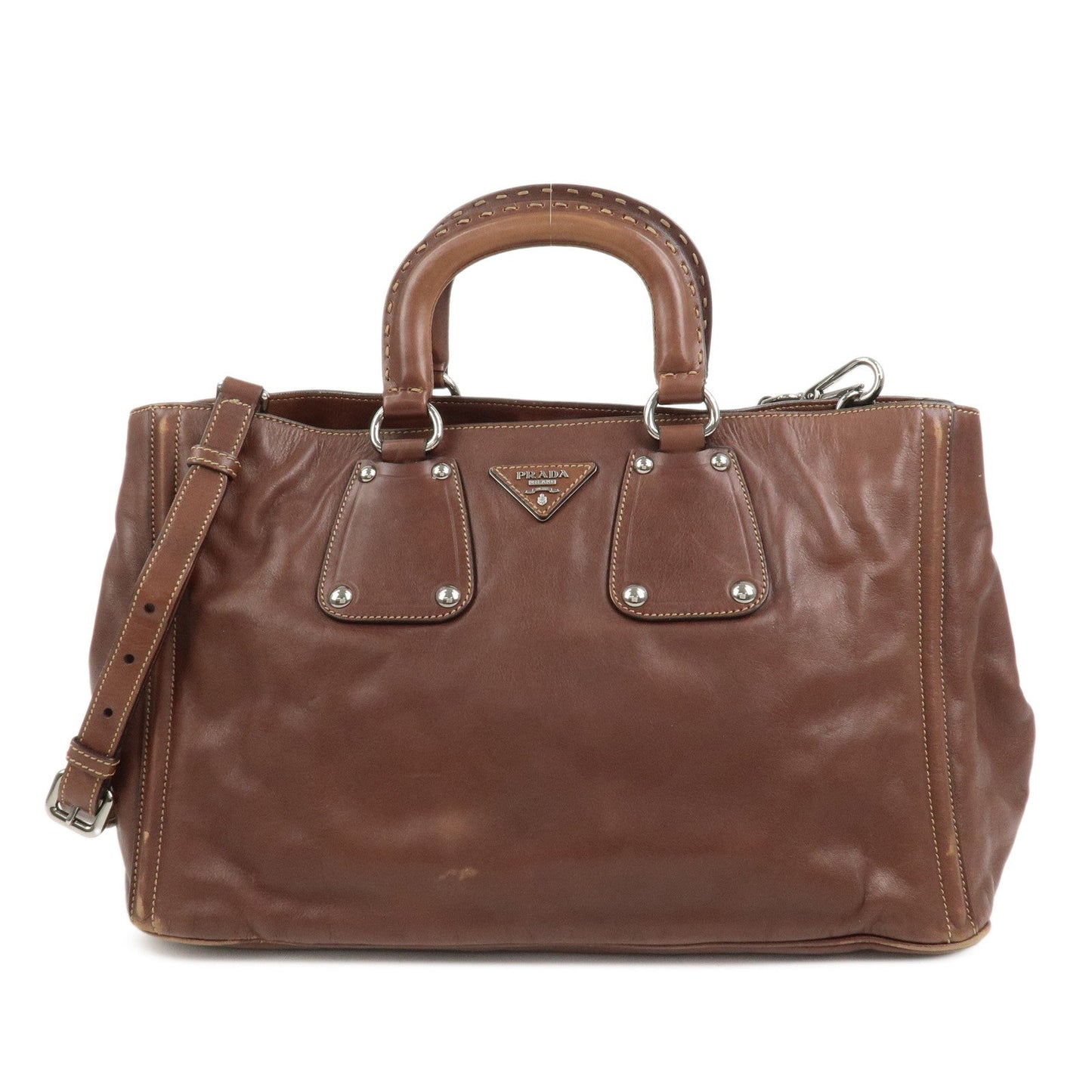 Tote Bag Triangle 2Way Bag Shoulder Bag Logo
