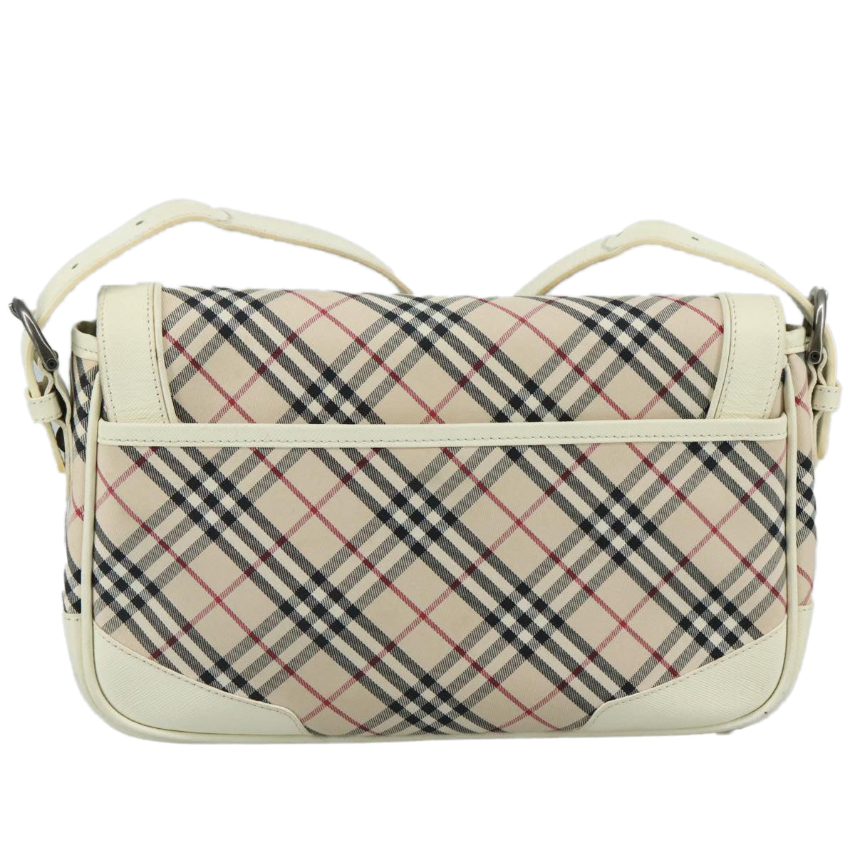 Burberry Nova Check Shoulder Bag Canvas Beige Shoulder Bag 81
