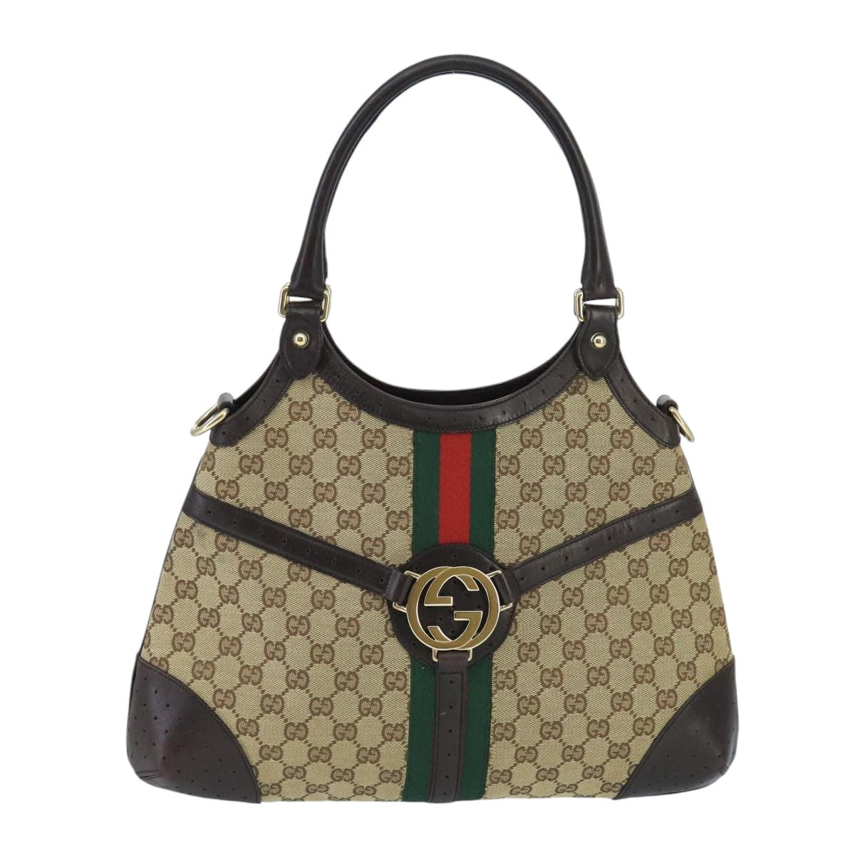 Gucci Sherry Handbag Travel Bag Sherry 266